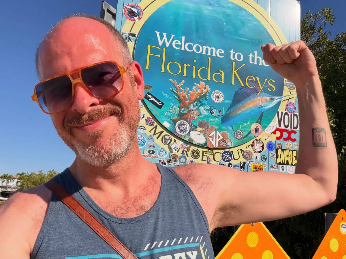 The Welcome to the Florida Keys sign