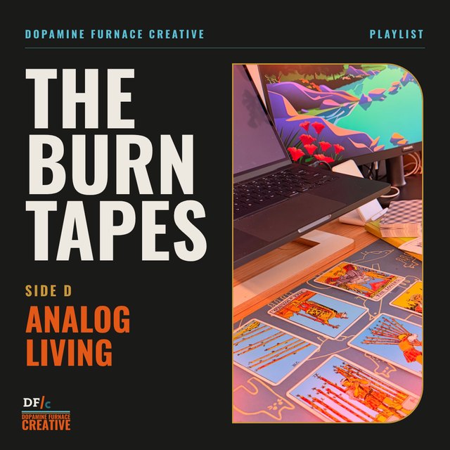 The Burn Tapes, Side D, Analog Living: cover
